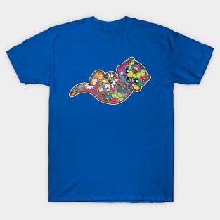 Otterly Adorable - Groovy Otter Design T-Shirt